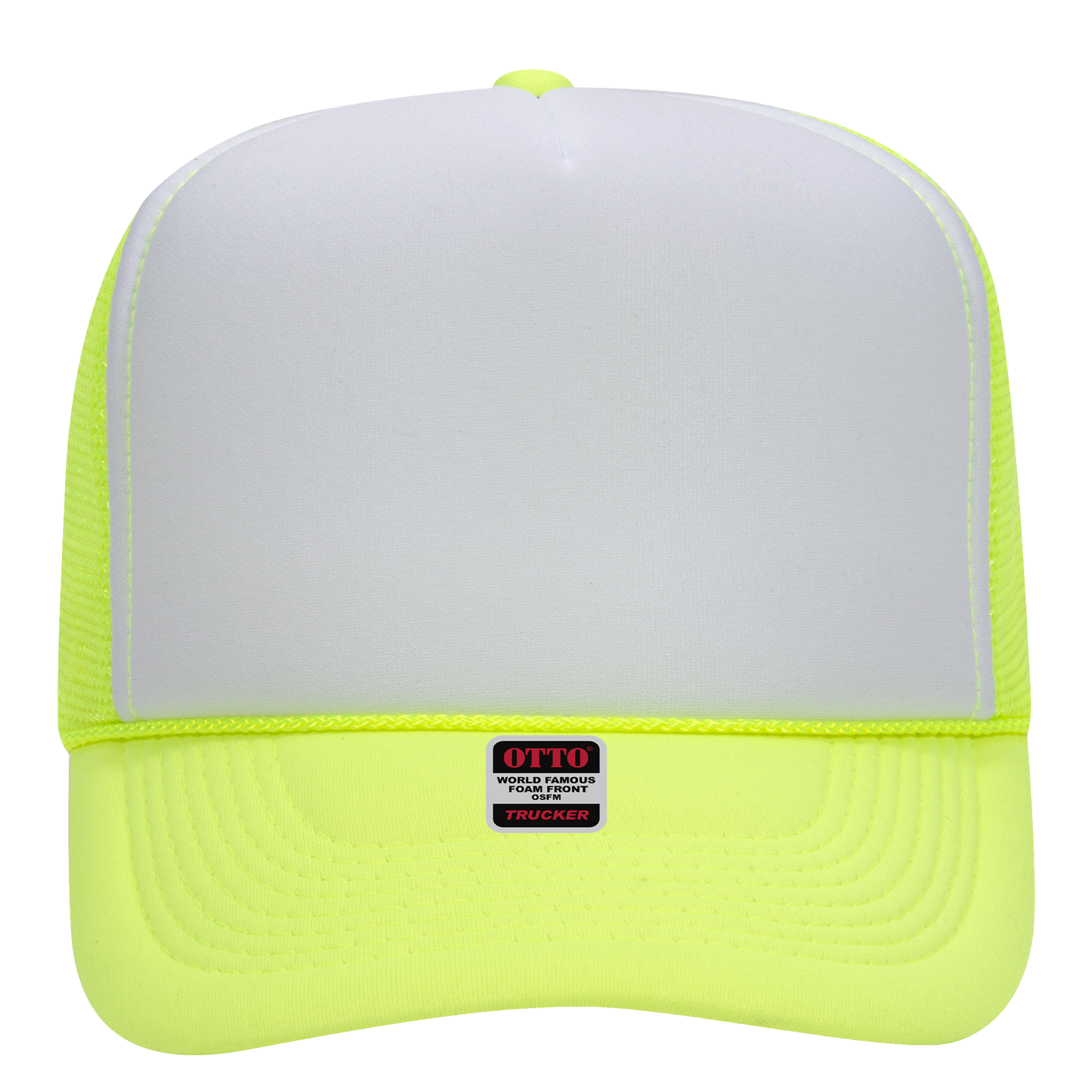 OTTO CAP 5 Panel High Crown Mesh Back Trucker Hat