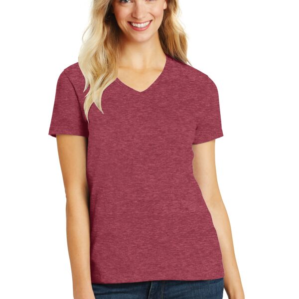 FTB Ladies Perfect Blend ® V Neck Tee Thumbnail