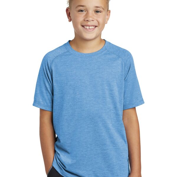 ® Youth PosiCharge ® Tri Blend Wicking Raglan Tee Thumbnail