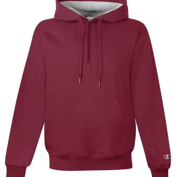 Cotton Max Hooded Quarter-Zip Sweatshirt Thumbnail