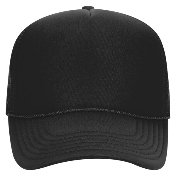OTTO Polyester Foam Front Five Panel Pro Style Mesh Back Trucker Hat Thumbnail